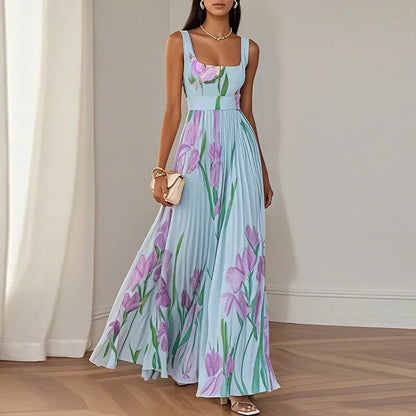 Jessenia™ | Floral A-Line Maxi Dress