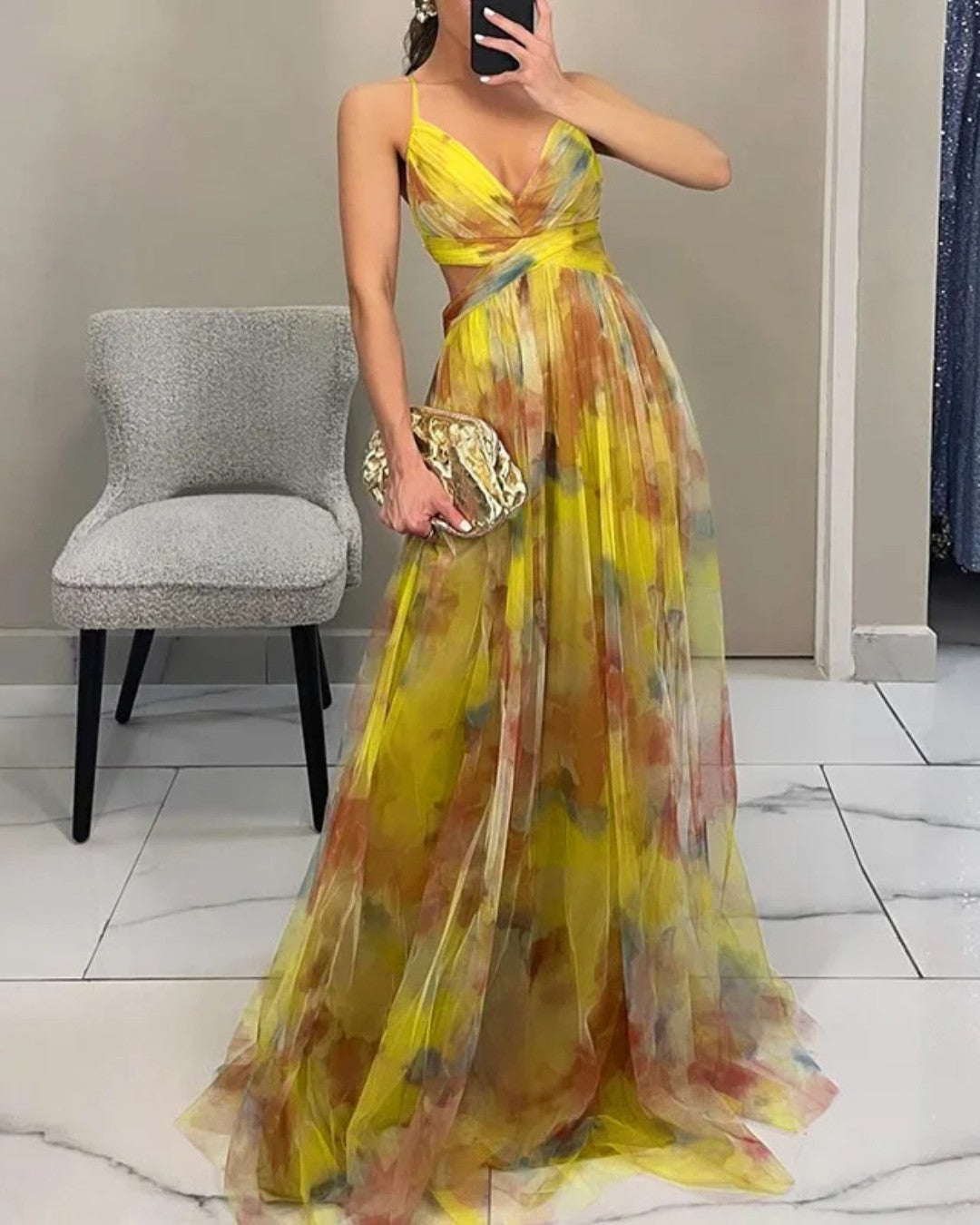 Anhelo™ | Vestido Maxi Floral con Elegancia