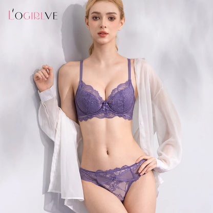 Anouk™ | Conjunto de encaje francés con push-up