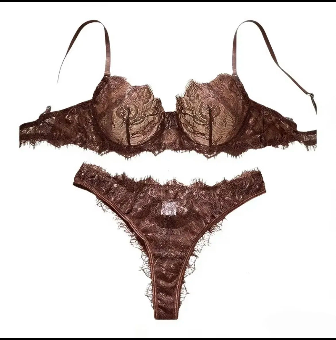 Célestine™ | Conjunto de encaje fino sin costuras