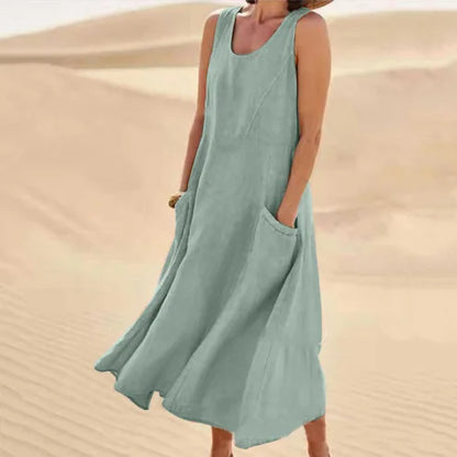 Sofía™ | Chloé Maxi Dress in Natural Comfort
