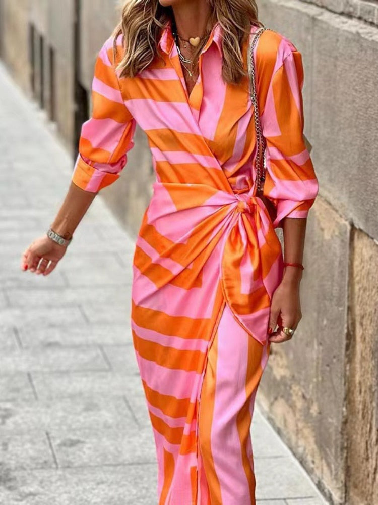 Jacinta™ | Vestido Cruzado con Estampado