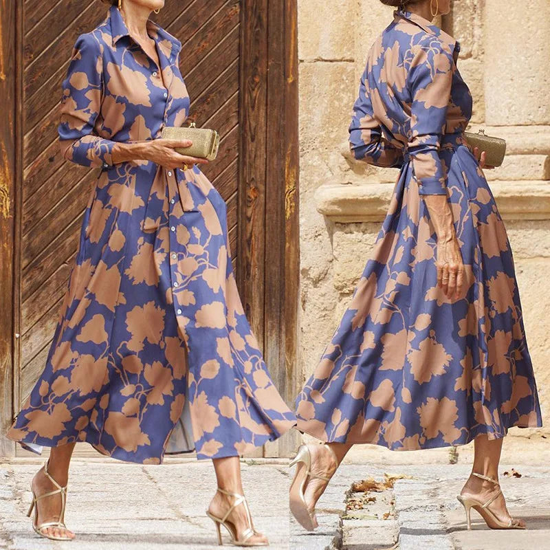 Flora™ | Vestido Chic con Escote en V para Damas