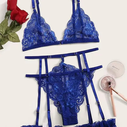 Éloïse™ | Conjunto de encaje con liguero, talla grande
