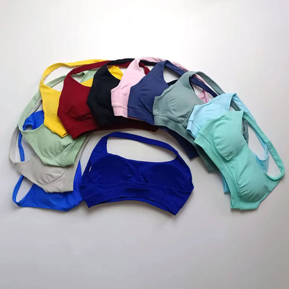 Maud™ | Sujetador deportivo halter alto impacto