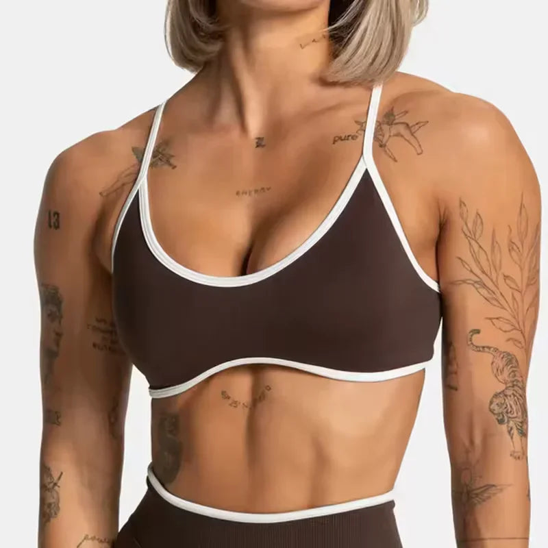 Tatiana™ | Sujetador deportivo bicolor de yoga