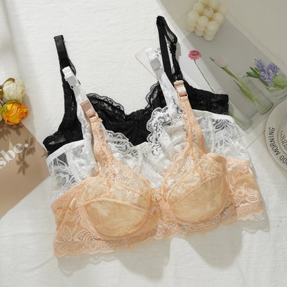 Fleur™ | Sujetador de encaje push-up con escote en V