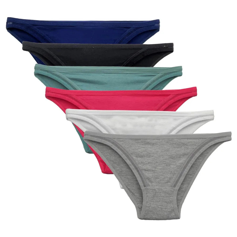 Émilie™ | Pack 5 panties de encaje tiro bajo