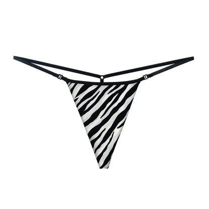 Faustine™ | Tanga de leopardo de talle bajo
