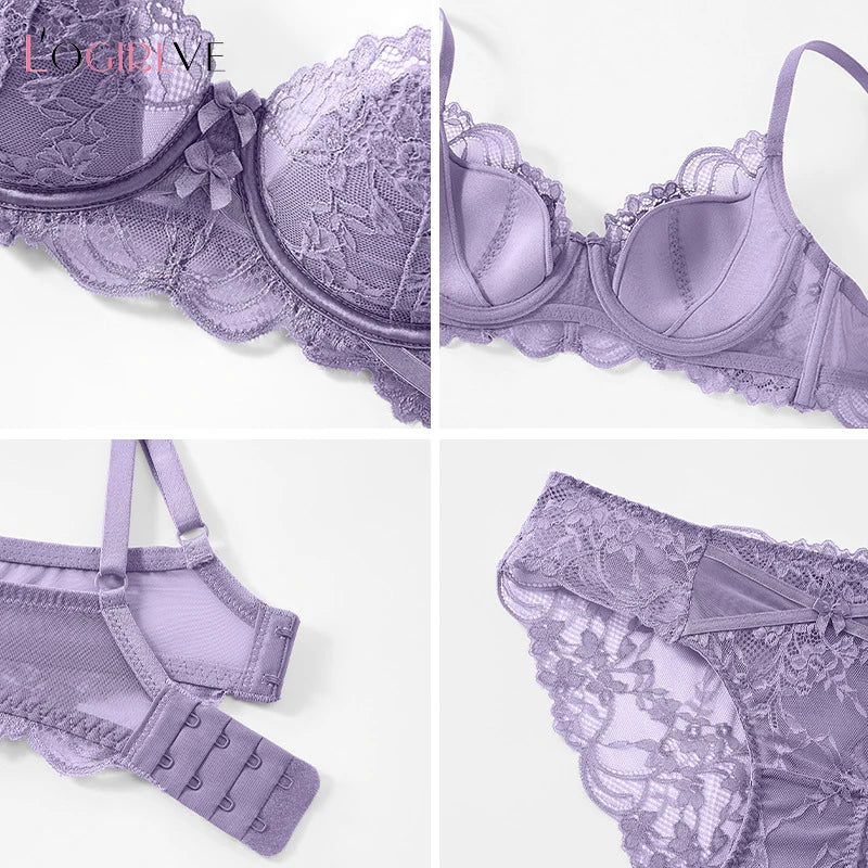 Anouk™ | Conjunto de encaje francés con push-up