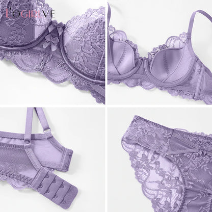 Anouk™ | Conjunto de encaje francés con push-up