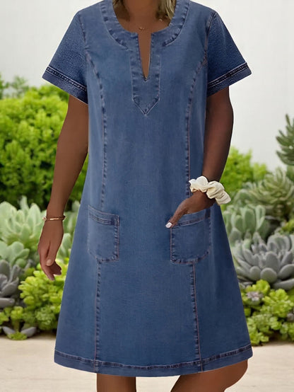 Sabina™ | Vestido Casual de Denim