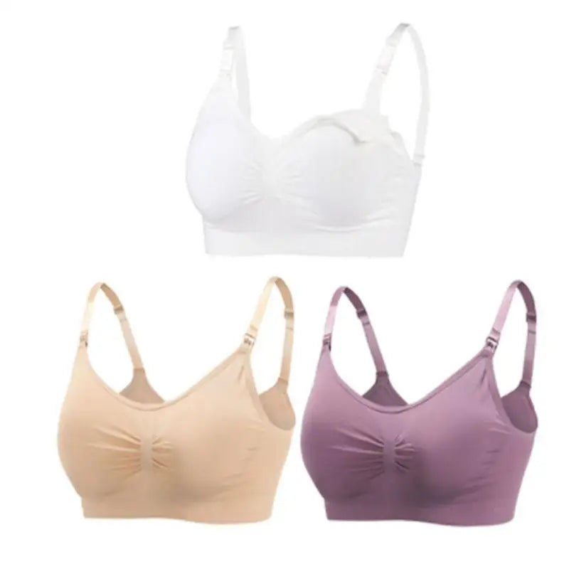 Hélène™ | Pack 3 sujetadores de maternidad sin costuras