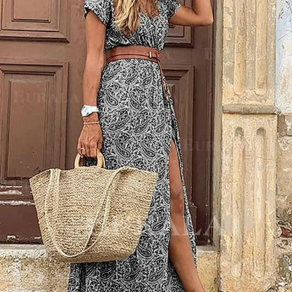 Cléophée™ | Vestido maxi bohemio elegante