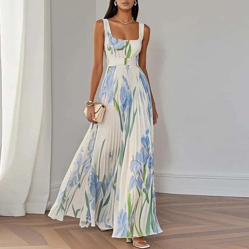 Jessenia™ | Floral A-Line Maxi Dress