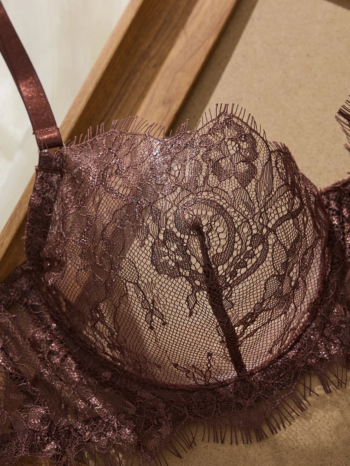 Célestine™ | Conjunto de encaje fino sin costuras