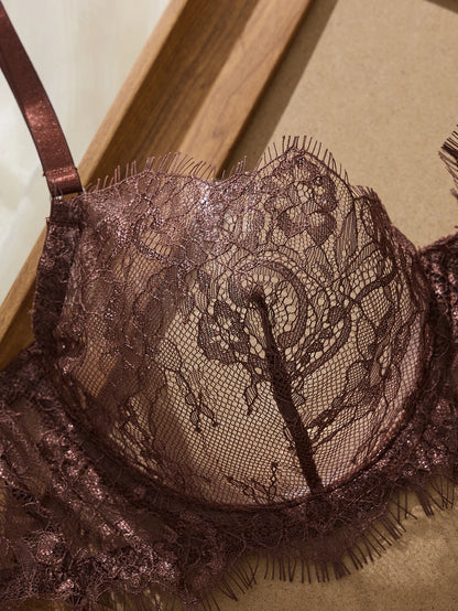 Célestine™ | Conjunto de encaje fino sin costuras