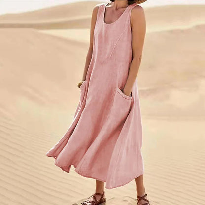 Sofía™ | Chloé Maxi Dress in Natural Comfort