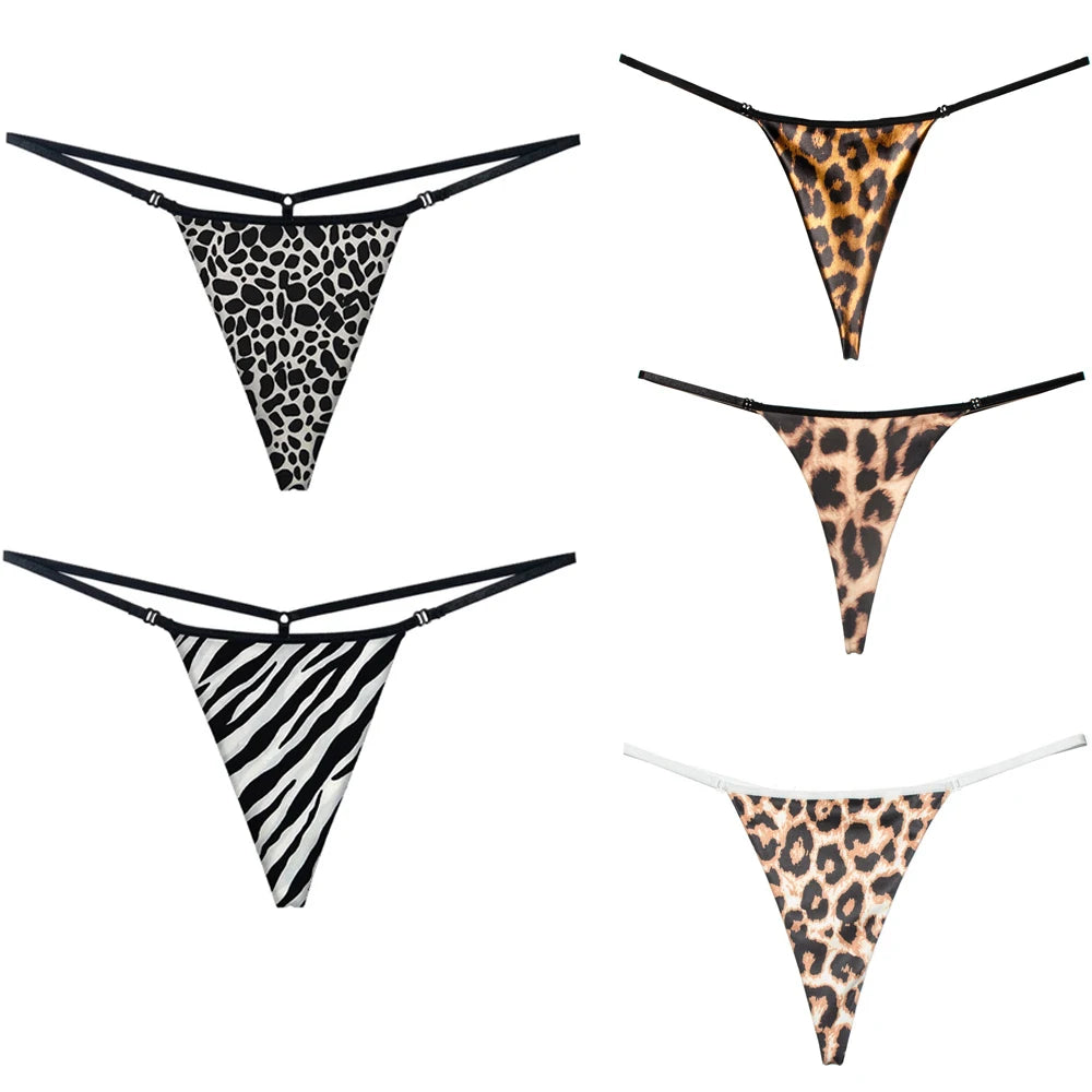 Faustine™ | Tanga de leopardo de talle bajo