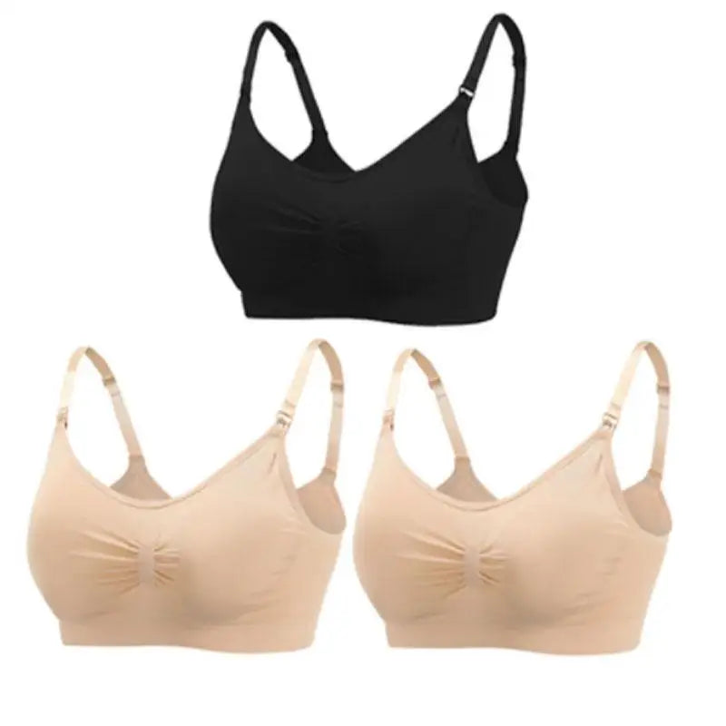 Hélène™ | Pack 3 sujetadores de maternidad sin costuras