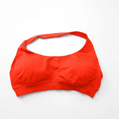 Maud™ | Sujetador deportivo halter alto impacto
