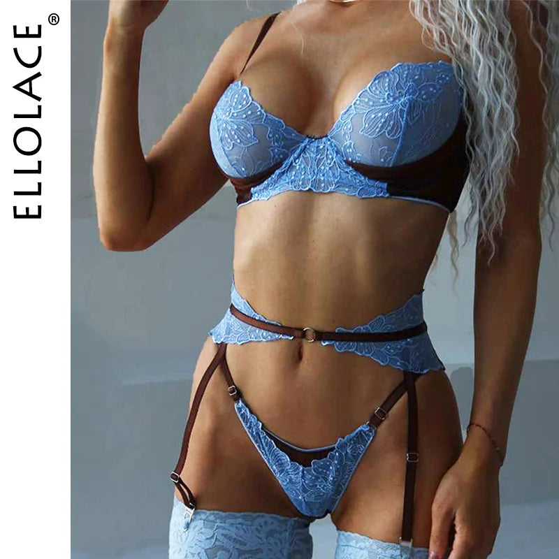 Ysaline™ | Conjunto de 3 piezas en contraste con medias