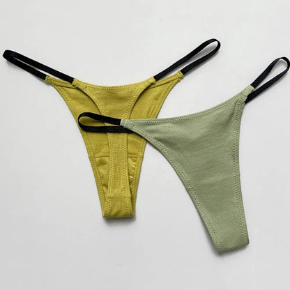 Rébecca™ | Tanga de tirantes finos con espalda en T