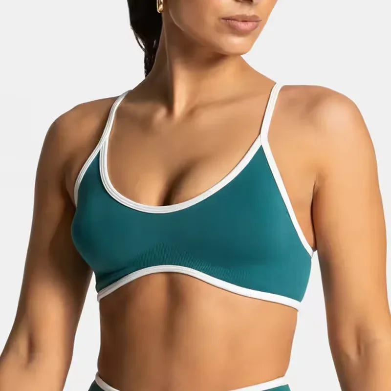 Tatiana™ | Sujetador deportivo bicolor de yoga
