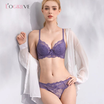 Anouk™ | Conjunto de encaje francés con push-up