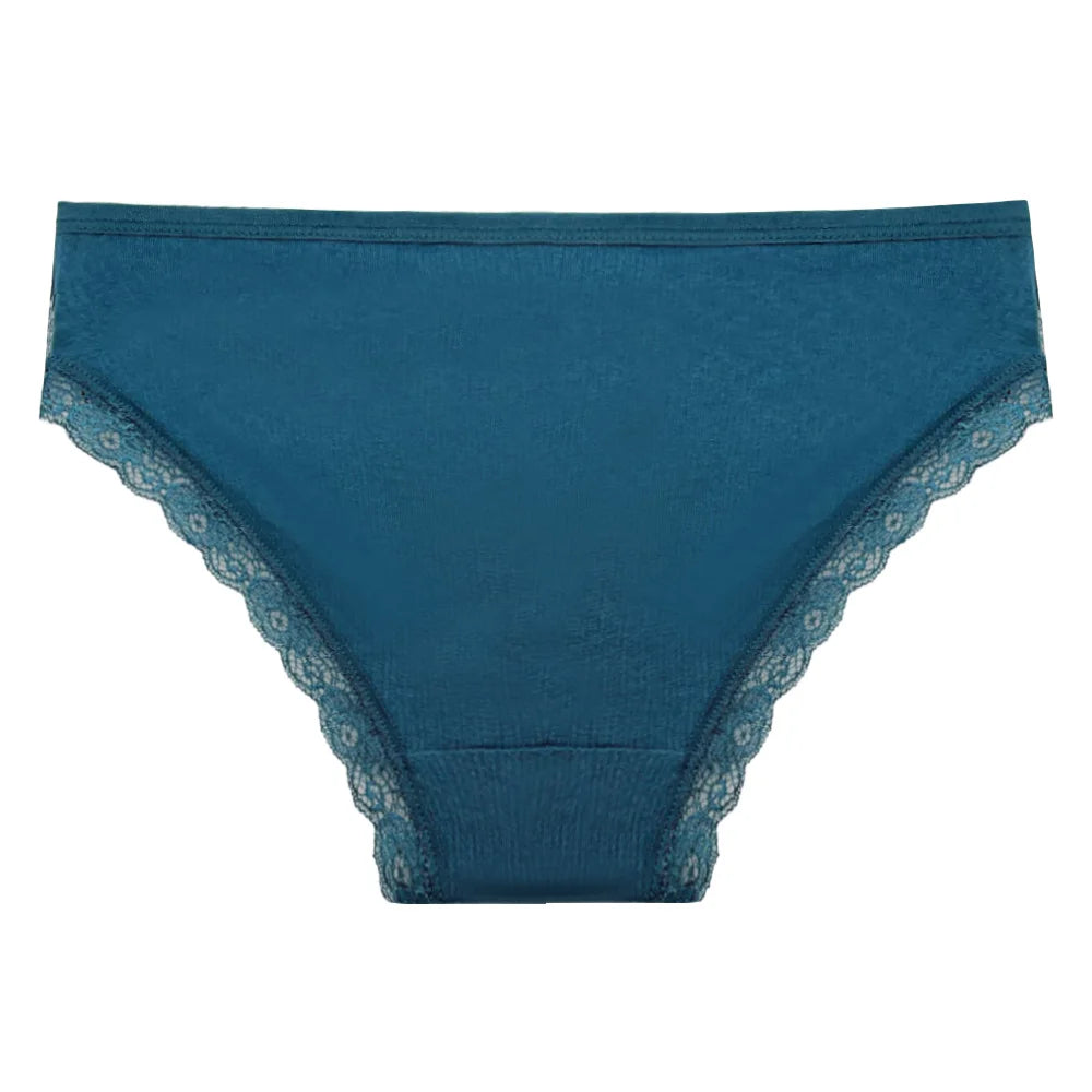Émilie™ | Pack 5 panties de encaje tiro bajo
