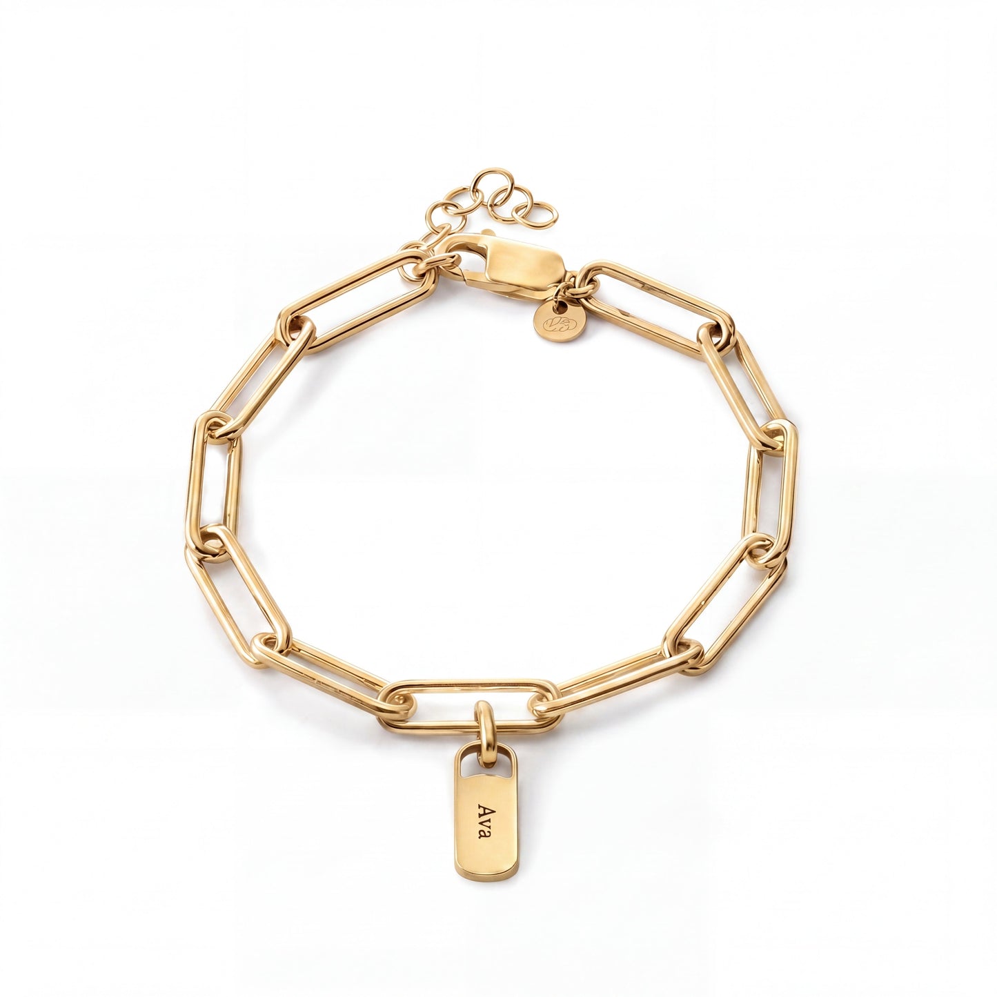 Regina™ | Bracelet personnalisé avec plaques gravées