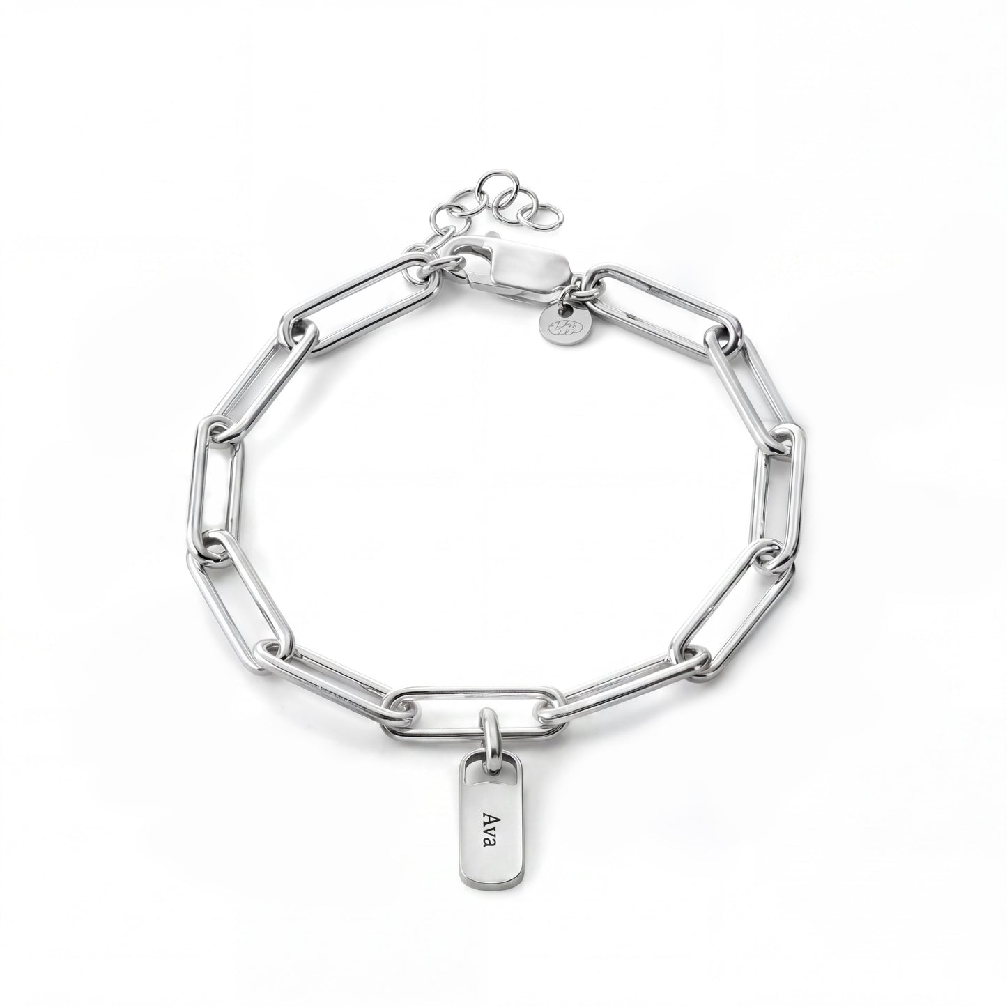 Regina™ | Bracelet personnalisé avec plaques gravées
