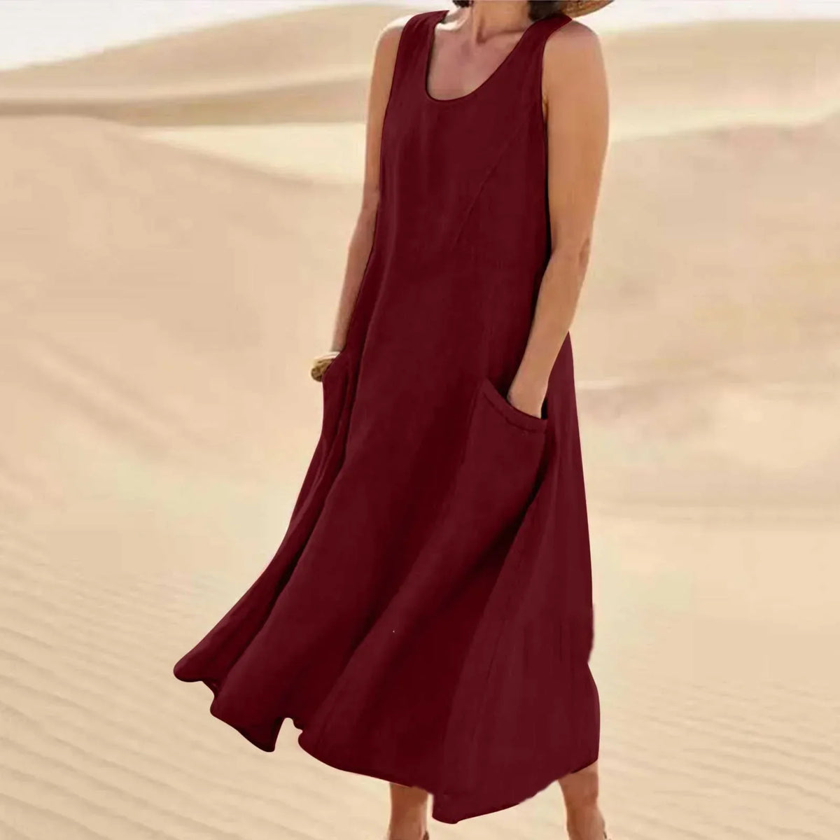 Sofía™ | Chloé Maxi Dress in Natural Comfort