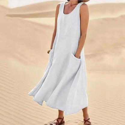 Sofía™ | Chloé Maxi Dress in Natural Comfort
