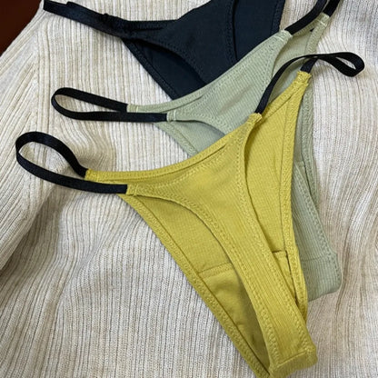 Rébecca™ | Tanga de tirantes finos con espalda en T