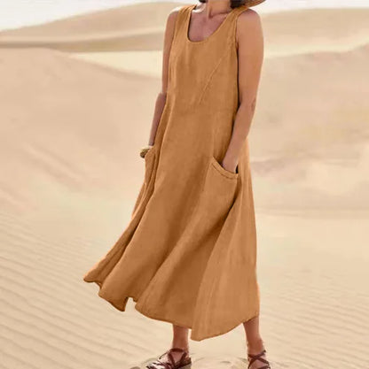 Sofía™ | Chloé Maxi Dress in Natural Comfort