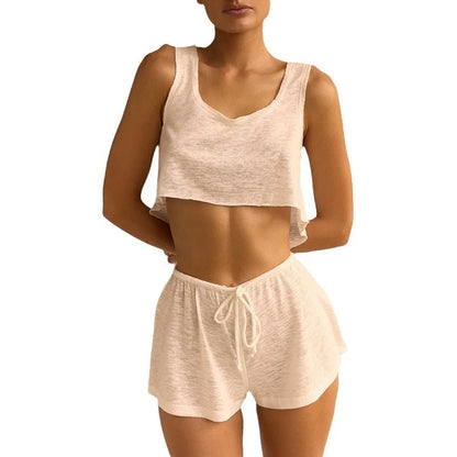 Garance™ | Conjunto de estar en casa con chaleco y short