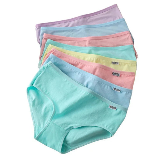 Roselyne™ | Pack de 7 bragas de algodón, talla grande