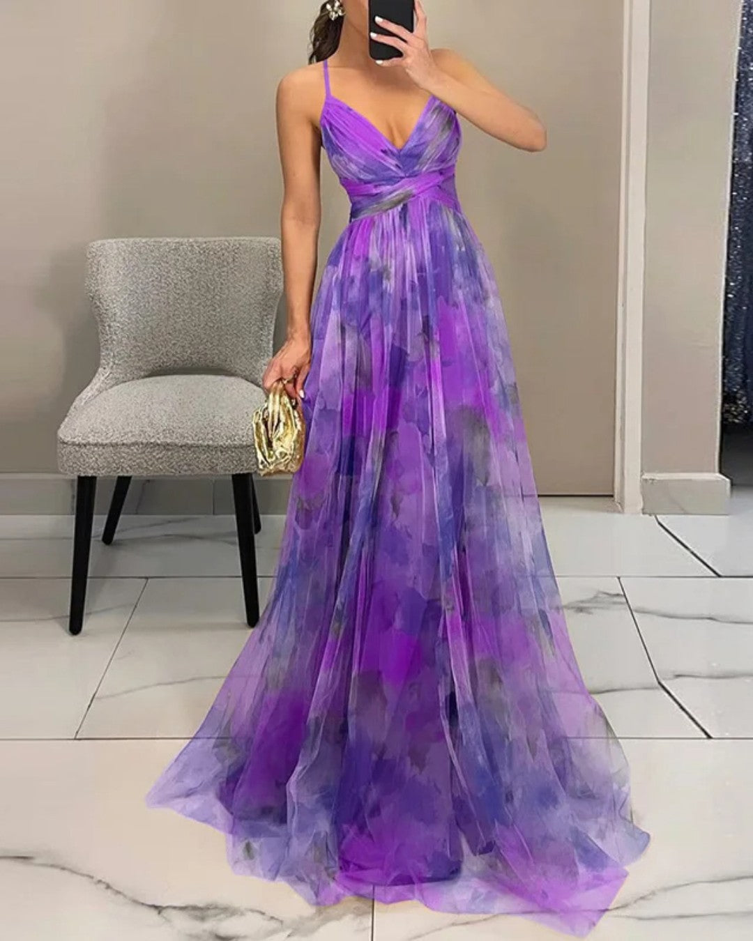 Anhelo™ | Vestido Maxi Floral con Elegancia