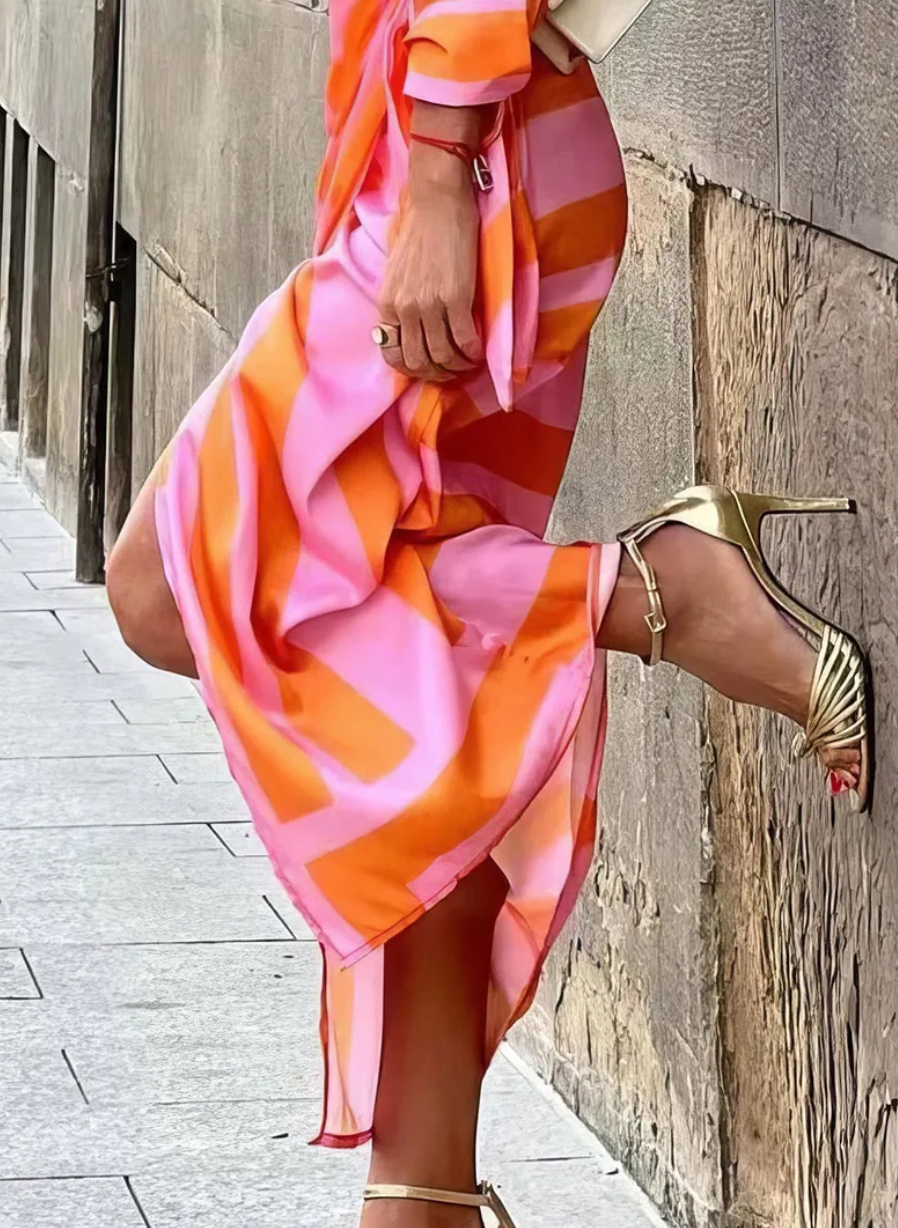 Jacinta™ | Vestido Cruzado con Estampado