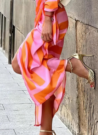Jacinta™ | Vestido Cruzado con Estampado