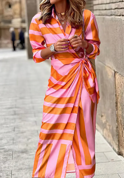 Jacinta™ | Vestido Cruzado con Estampado