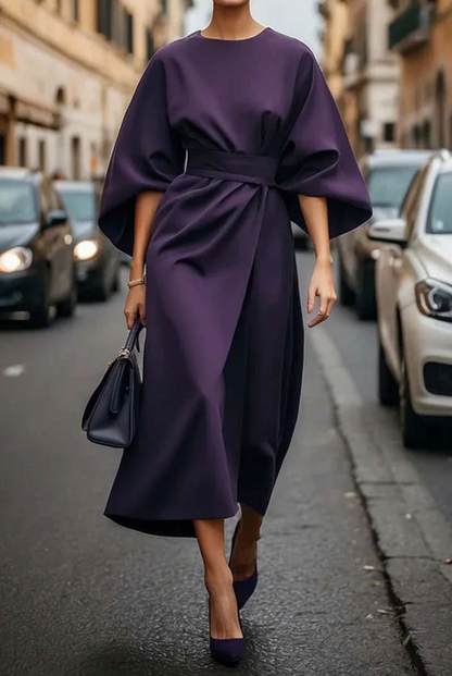 Cindy™ | Vestido Chic con Mangas Abullonadas