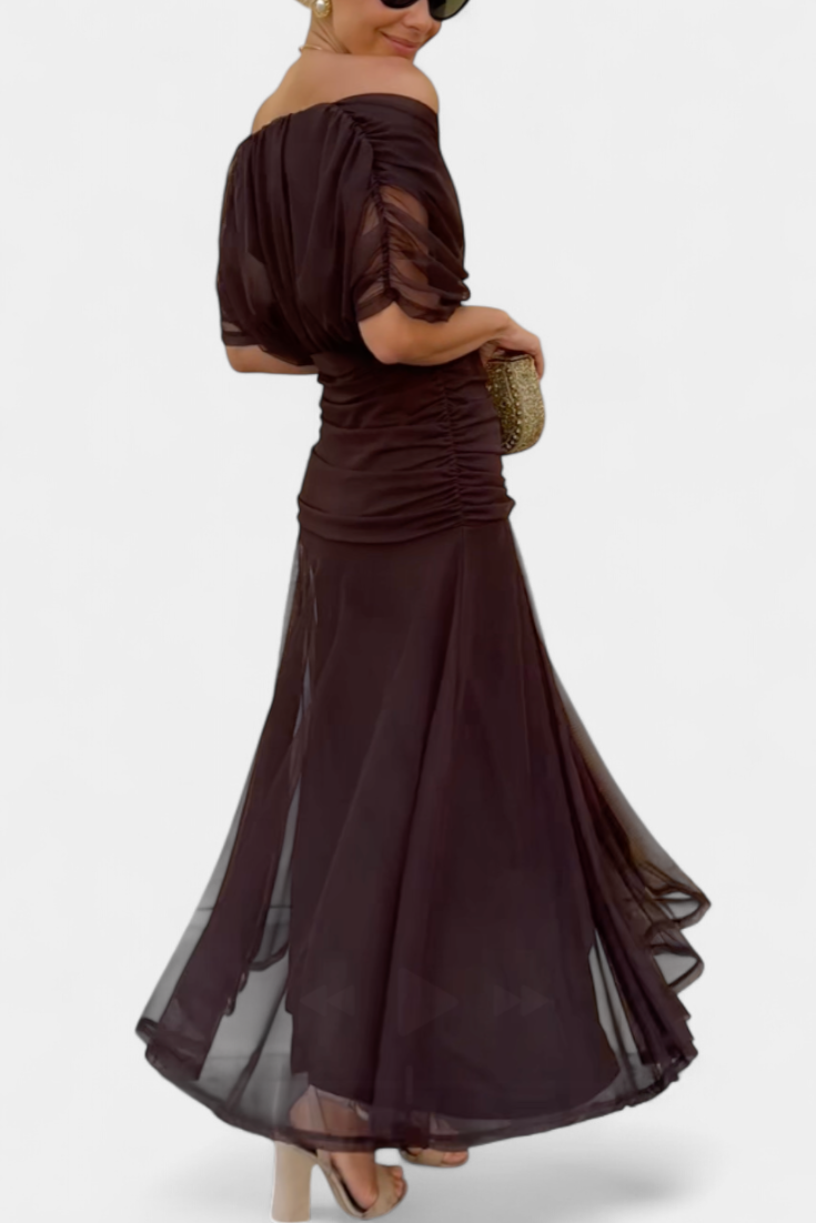 Fanny™ | Vestido Largo con Estampado Floral y Cuello en V