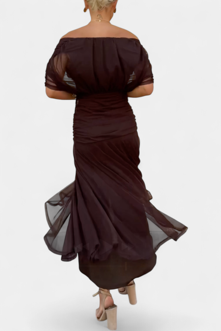 Fanny™ | Vestido Largo con Estampado Floral y Cuello en V