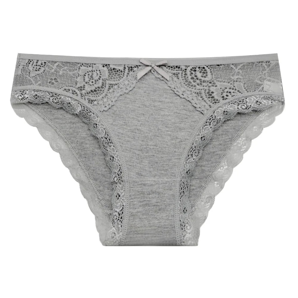 Émilie™ | Pack 5 panties de encaje tiro bajo