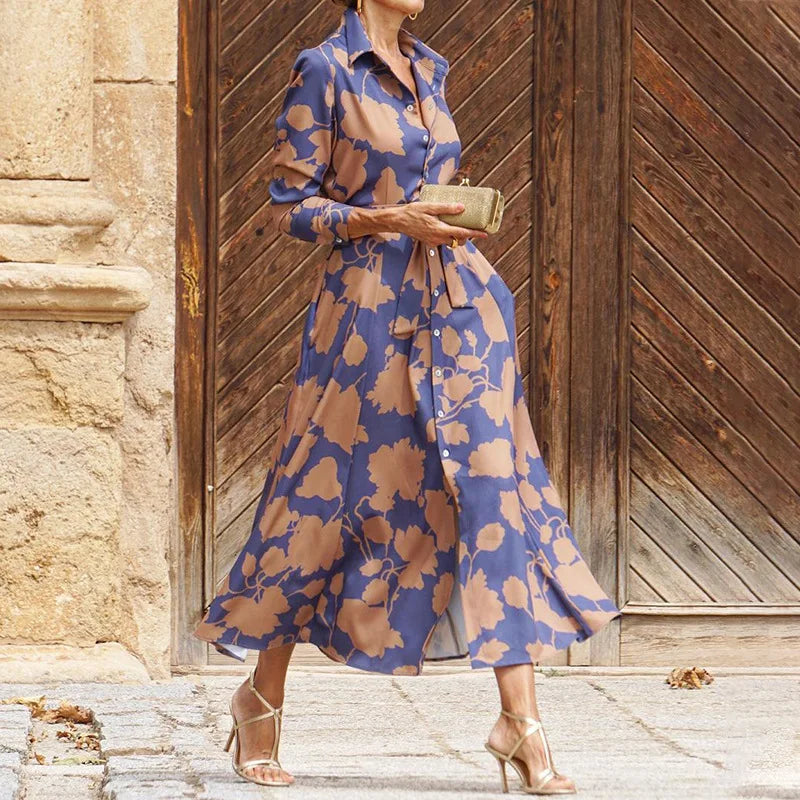 Flora™ | Vestido Chic con Escote en V para Damas