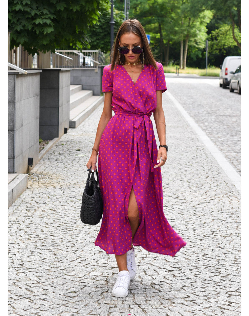 Casandra™ | Elegante vestido floral con escote en V
