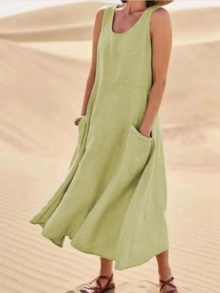 Sofía™ | Chloé Maxi Dress in Natural Comfort