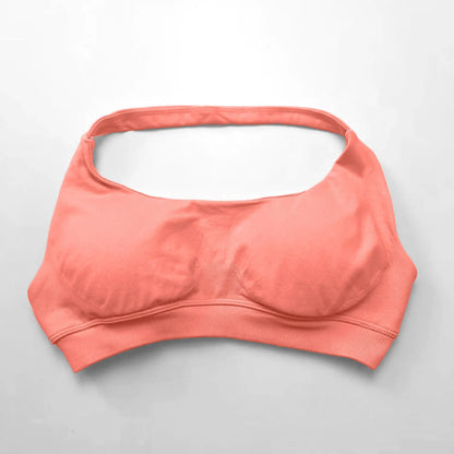 Maud™ | Sujetador deportivo halter alto impacto